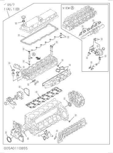 005- ENGINE GASKET KIT