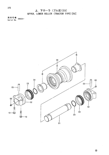 UPPER, LOWER ROLLER (TRACTOR TYPE)[EU]