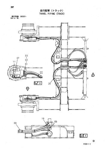 TRAVEL PIPING (TRACK)