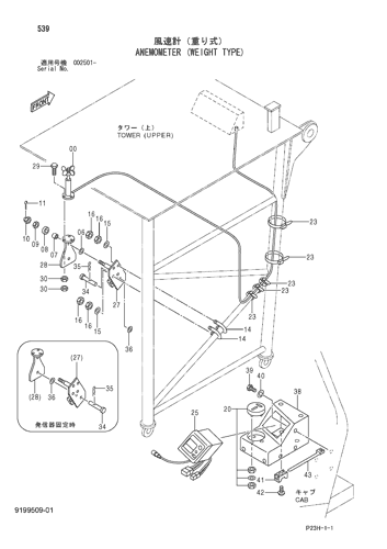 ANEMOMETER (WEIGHT TYPE)