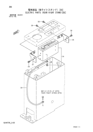 ELECTRIC PARTS (REAR RIGHT STAND)[EU]