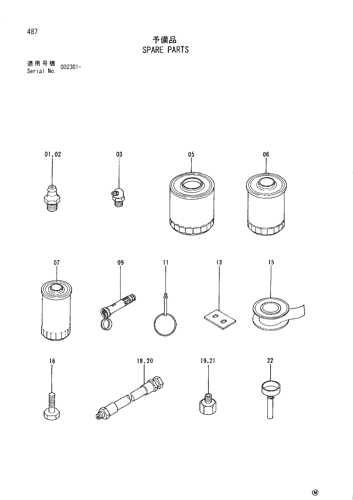 SPARE PARTS