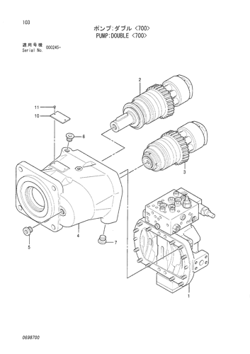 PUMP;DOUBLE -700-
