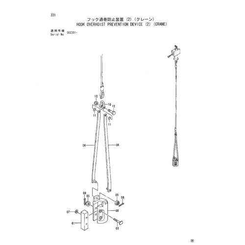 HOOK OVERHOIST PREVENTION DEVICE (2) (CRANE)