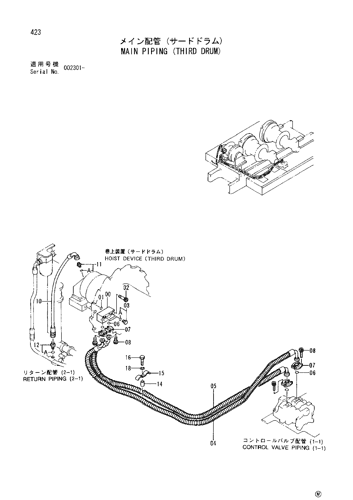 MAIN PIPING (THIRD DRUM)