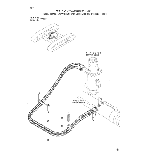 SIDE-FRAME EXPANSION AND CONTRACTION PIPING [STD]