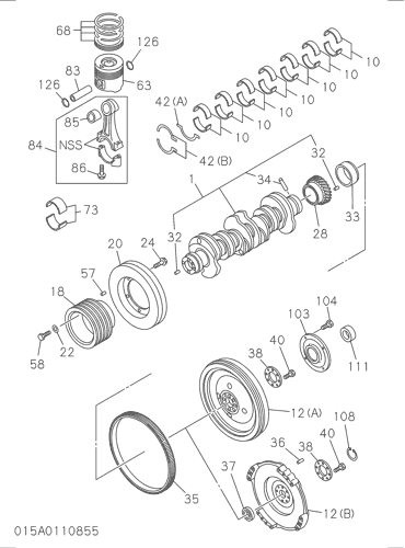 015- CRANKSHAFT,PISTON AND
