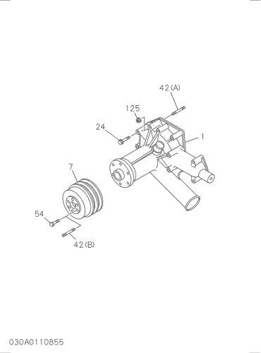030- WATER PUMP AND