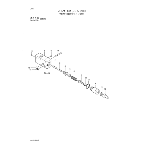 VALVE;THROTTLE -900-