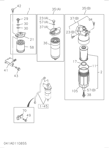 041- FUEL FILTER AND