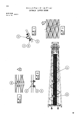 CATWALK (UPPER BOOM)