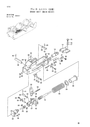 BRAKE UNIT (MAIN HOIST)