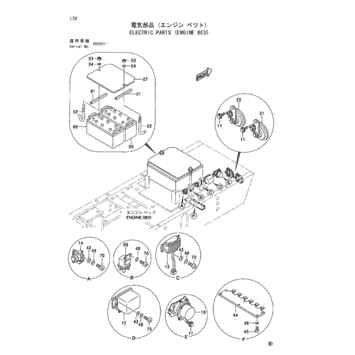 ELECTRIC PARTS (ENGINE BED)