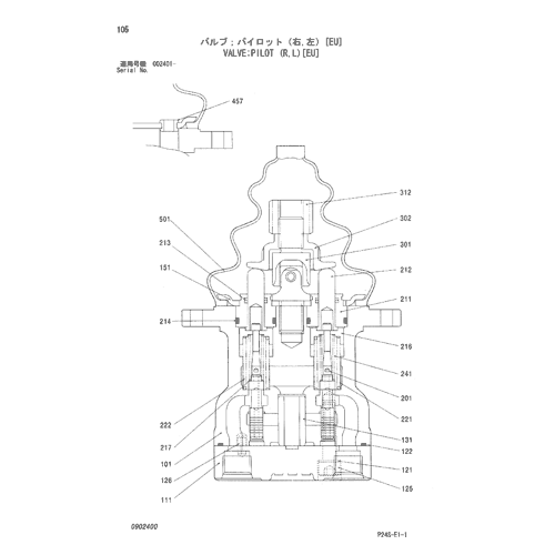 VALVE;PILOT (R,L)[EU]