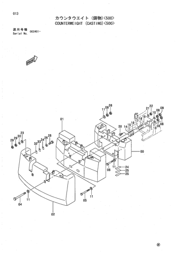 COUNTERWEIGHT (CASTING)-500-