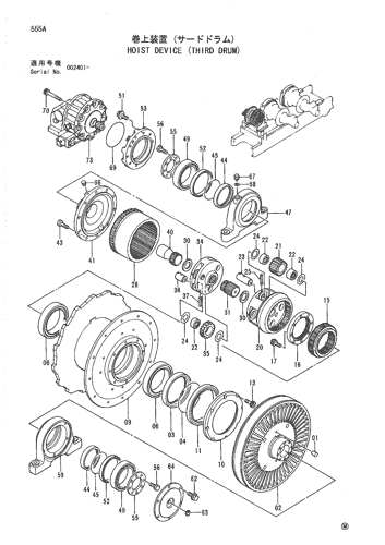 HOIST DEVICE (THIRD DRUM)