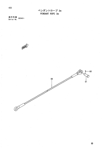 PENDANT ROPE 3m