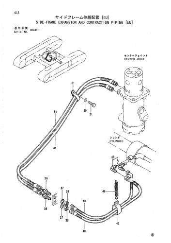SIDE-FRAME EXPANSION AND CONTRACTION PIPING [EU]