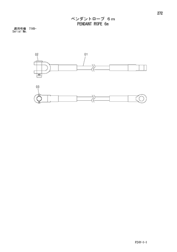 PENDANT ROPE 6m