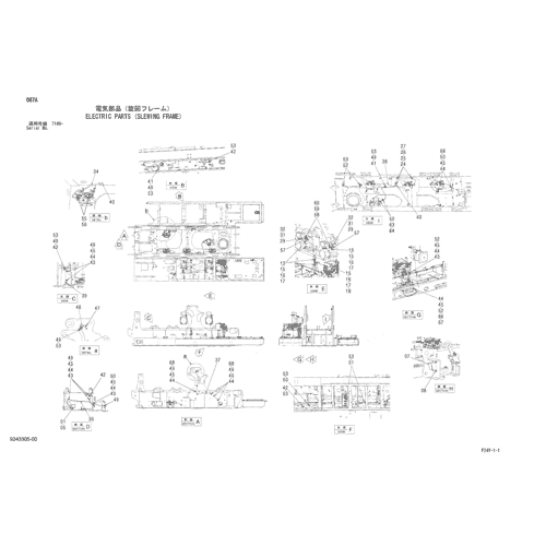 ELECTRIC PARTS (SLEWING FRAME)