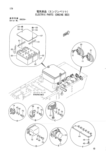 ELECTRIC PARTS (ENGINE BED)
