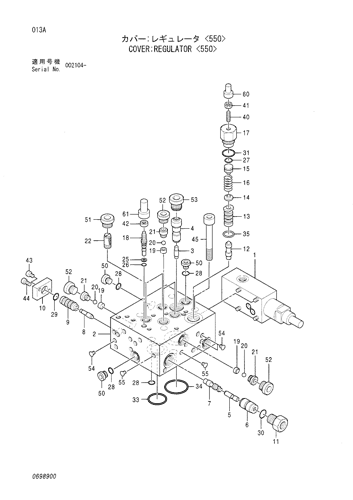 COVER;REGULATOR -550-