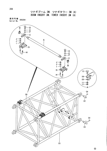 BOOM INSERT 3M, TOWER INSERT 3M (A)