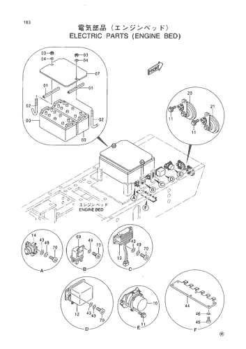 ELECTRIC PARTS (ENGINE BED)