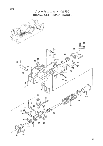 BRAKE UNIT (MAIN HOIST)