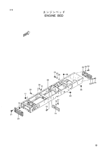 ENGINE BED