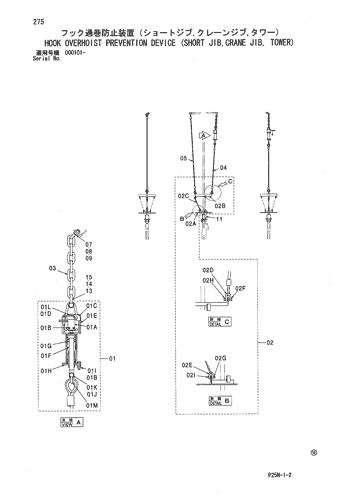 HOOK OVERHOIST PREVENTION DEVICE (SHORT JIB,CRANE JIB, TOWER)
