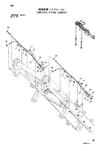 LUBRICATE PIPING (GANTRY)