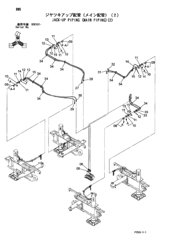 JACK-UP PIPING (MAIN PIPING)(2)