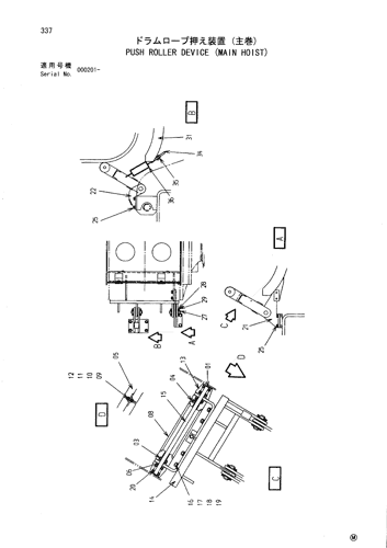 PUSH ROLLER DEVICE (MAIN HOIST)