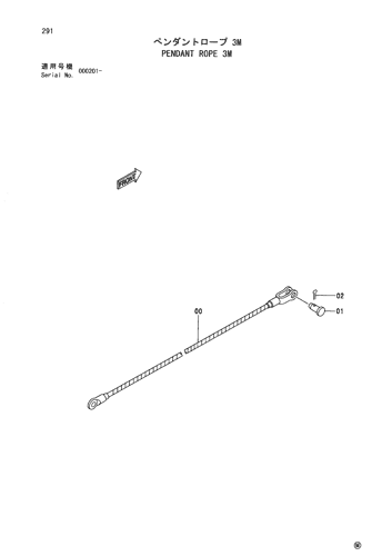PENDANT ROPE 3M