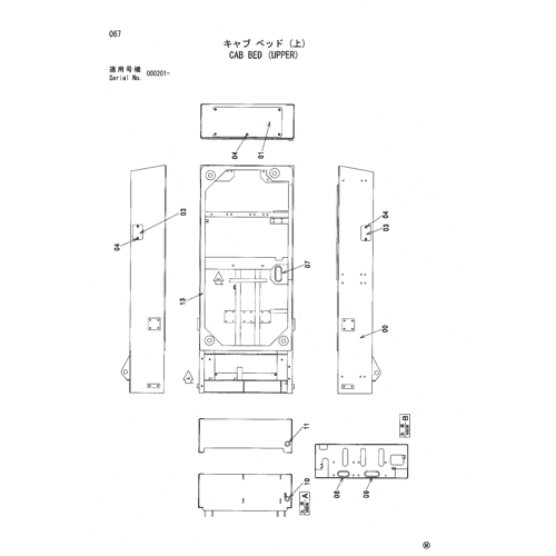 CAB BED (UPPER)