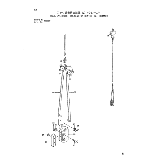 HOOK OVERHOIST PREVENTION DEVICE (2) (CRANE)