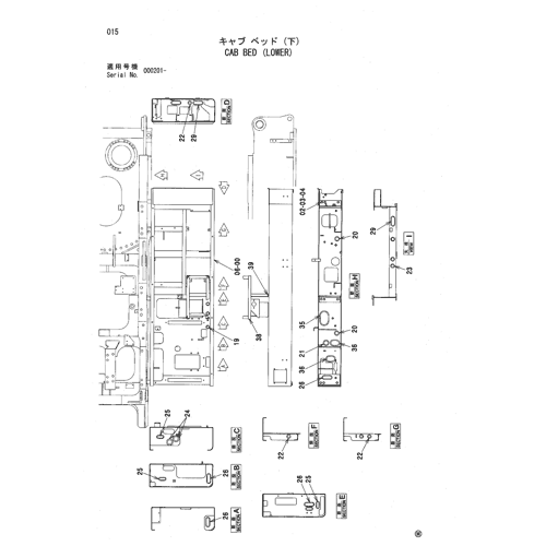 CAB BED (LOWER)