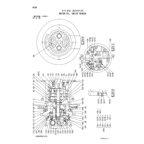 MOTOR;OIL (HOIST WINCH)
