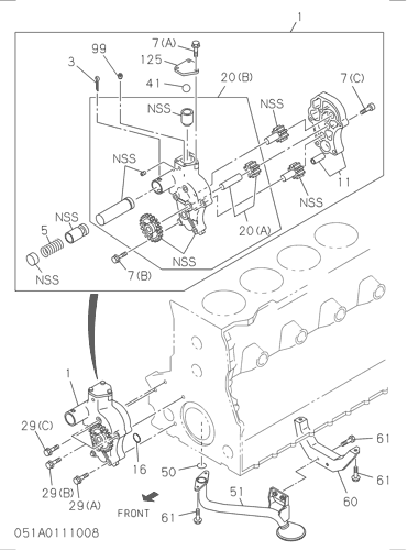 051- OIL PUMP AND OIL