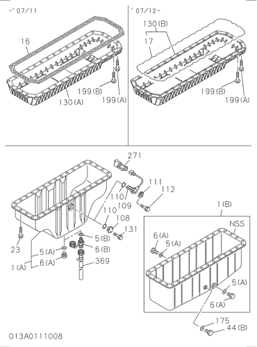 013- OIL PAN AND