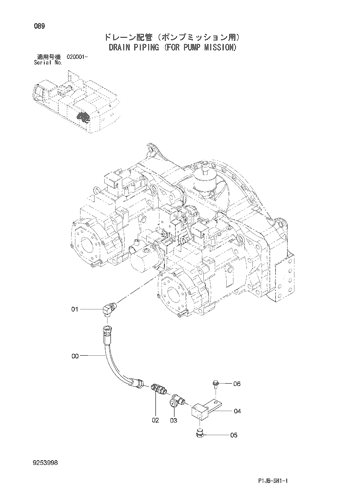 DRAIN PIPING (FOR PUMP MISSION)