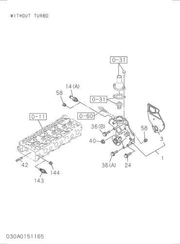 030- WATER PUMP AND