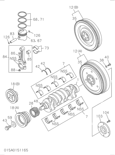 015- CRANKSHAFT,PISTON AND
