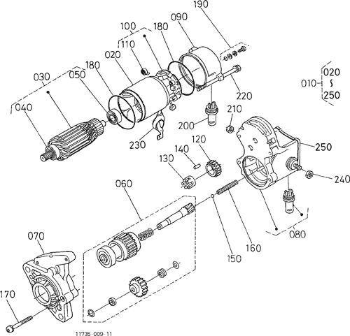 STARTER (COMPONENT PARTS)
