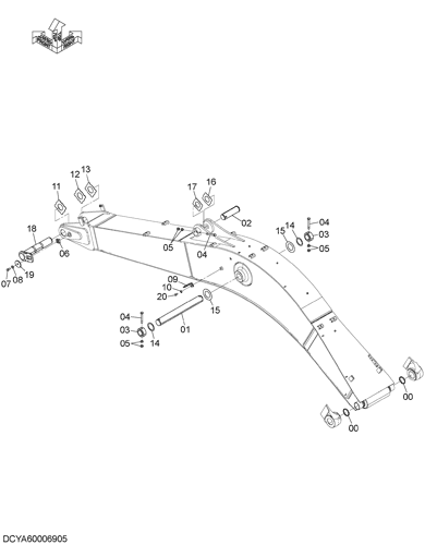 BOOM PARTS (ML CRANE)