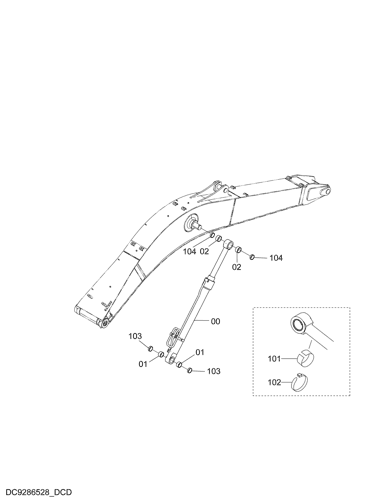 BOOM CYLINDER (R)