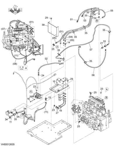 PILOT PIPING (FLOW RATE SELECTOR)