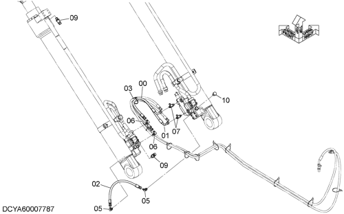 BOOM HOLDING VALVE PIPING (2)