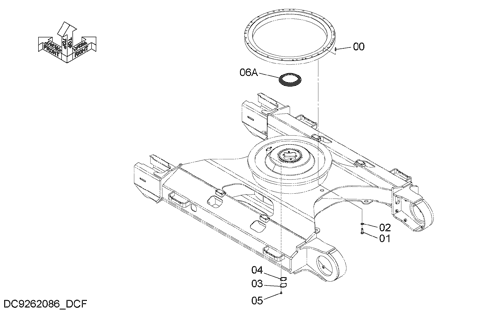 SWING BEARING PARTS (TRACK FRAME)